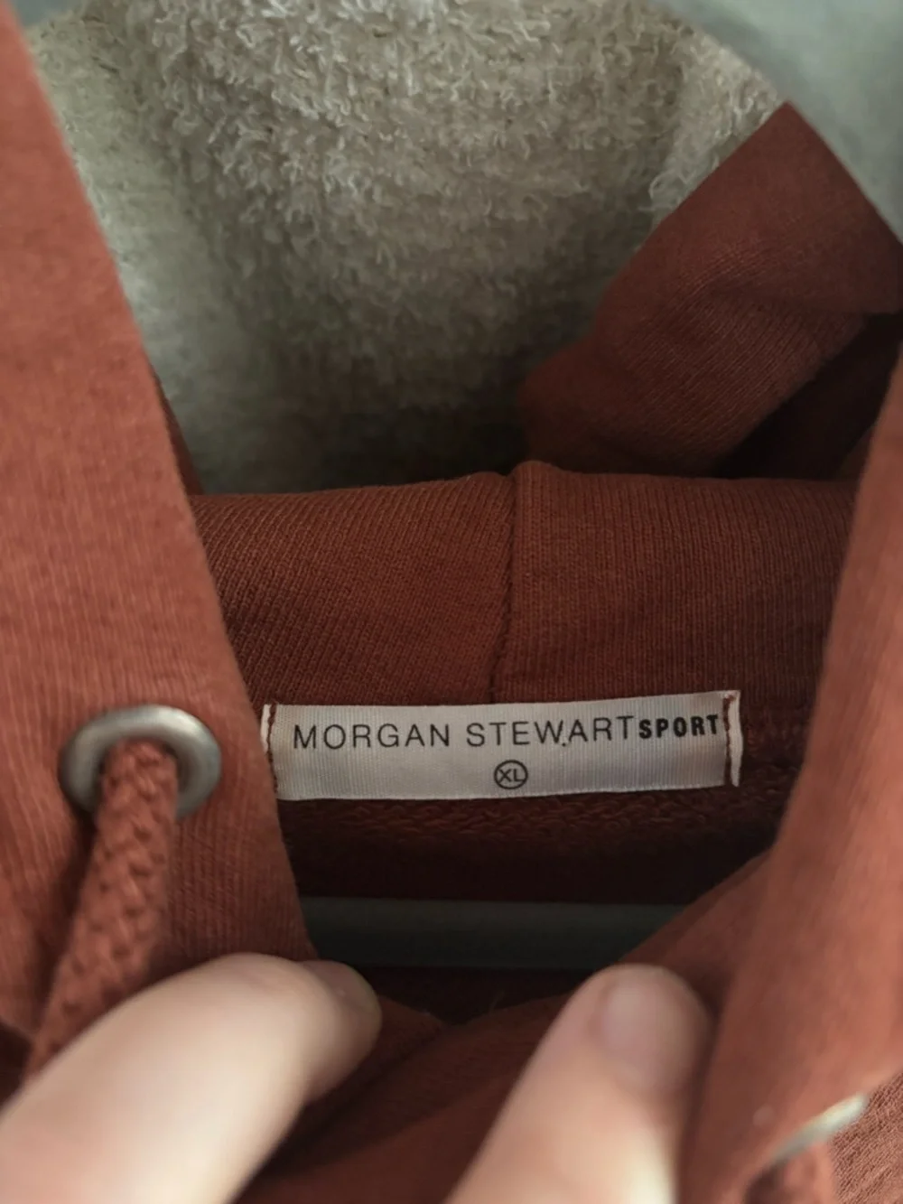 Morgan Stewart Sport Rust Hoodie - Picture 4 of 5